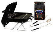 WOODLINK LTD., Marsh Allen Grill-It-Kit Charcoal Grill Black