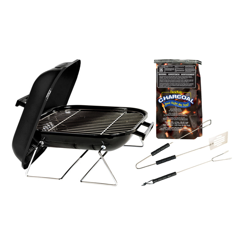 WOODLINK LTD., Marsh Allen Grill-It-Kit Charcoal Grill Black