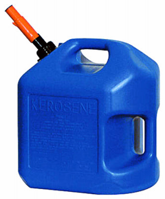 MIDWEST CAN CO, Midwest Can FlameShield Safety System Plastic Kerosene Can 5 gal