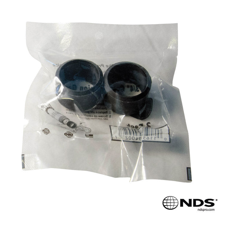 NDS, NDS  Synthetic Rubber  1/2 in. Dia. x 1/2 in. Dia. Compression Gasket