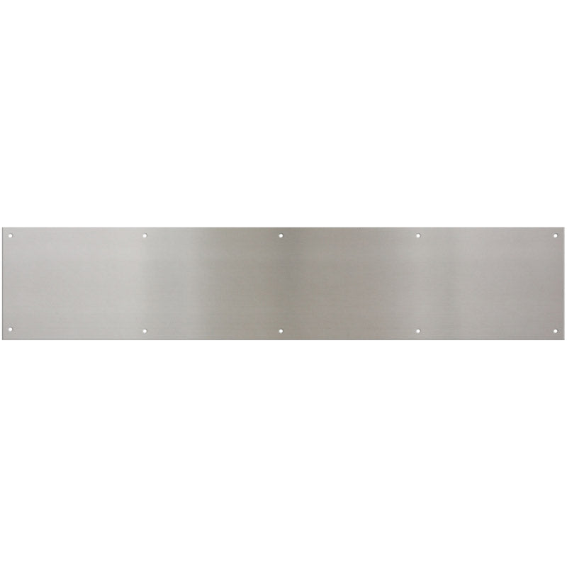 NATIONAL MFG SALES CO, National Hardware  6 in. H x 30 in. L Satin Nickel  Aluminum  Kickplate (Pack of 2)