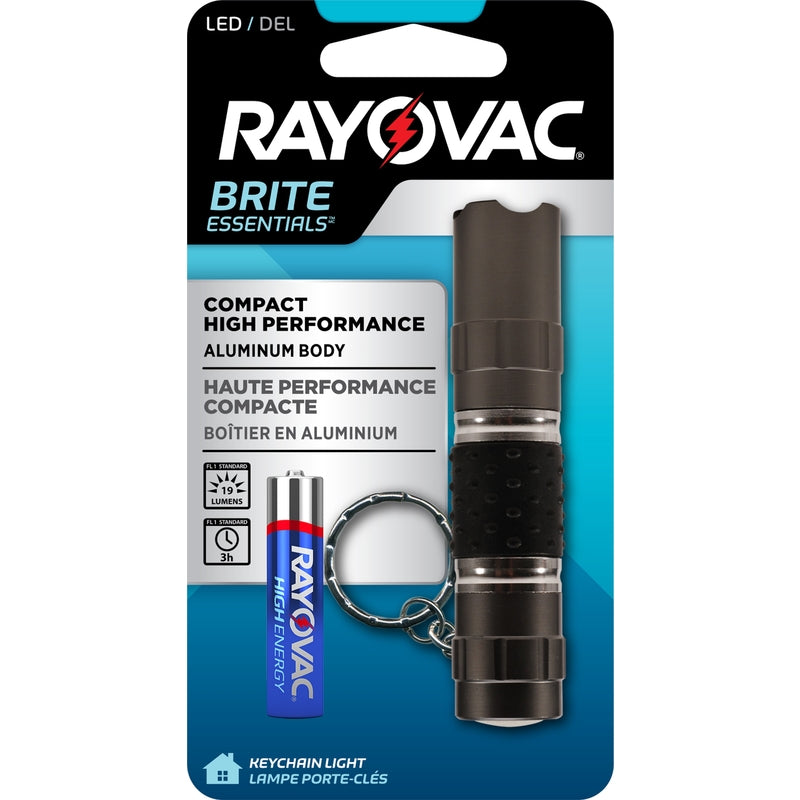 ENERGIZER HOLDINGS INC, Rayovac Battery Powered Flashlight Torch Light with Key Chain