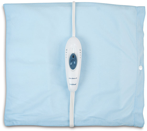 KAZ USA INC, Soft Heat Blue Soft & Washable 3-Setting Automatic Shut Off Heating Pad 15 L x 12 W in.