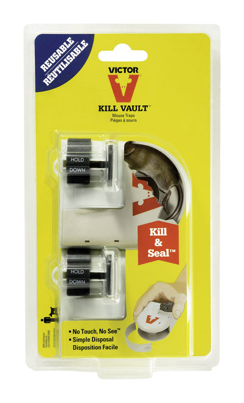 Woodstream Corp, Victor Kill Vault Covered Animal Trap For Mice 2 pk (Pack of 4)