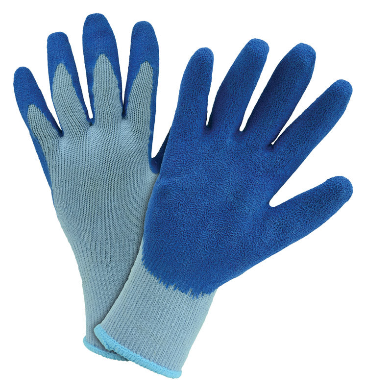 WEST CHESTER HOLDINGS INC, West Chester Men's Indoor/Outdoor Dipped Work Gloves Blue/Gray L