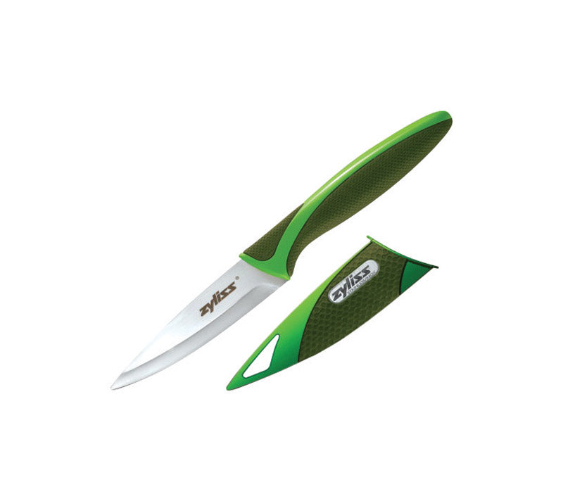 ZYLISS USA CORP, Zyliss  4.25 in. W x 0.63 in. L Green  Plastic/Stainless Steel  Paring Knife